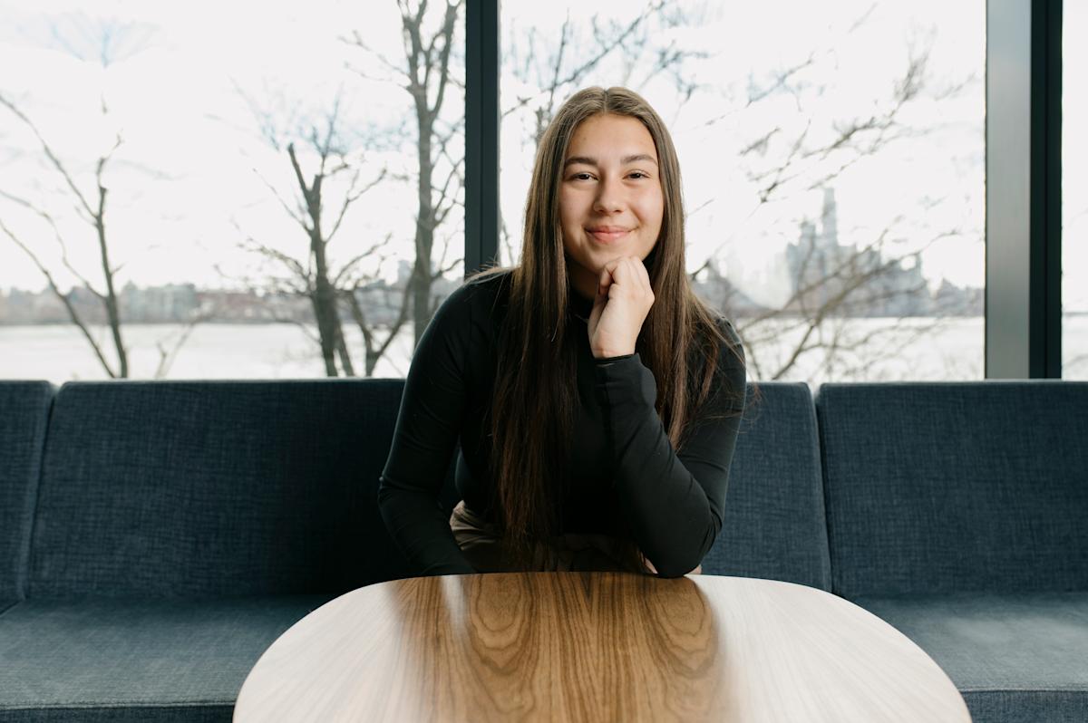 A portrait of Paulina Georgoutsos