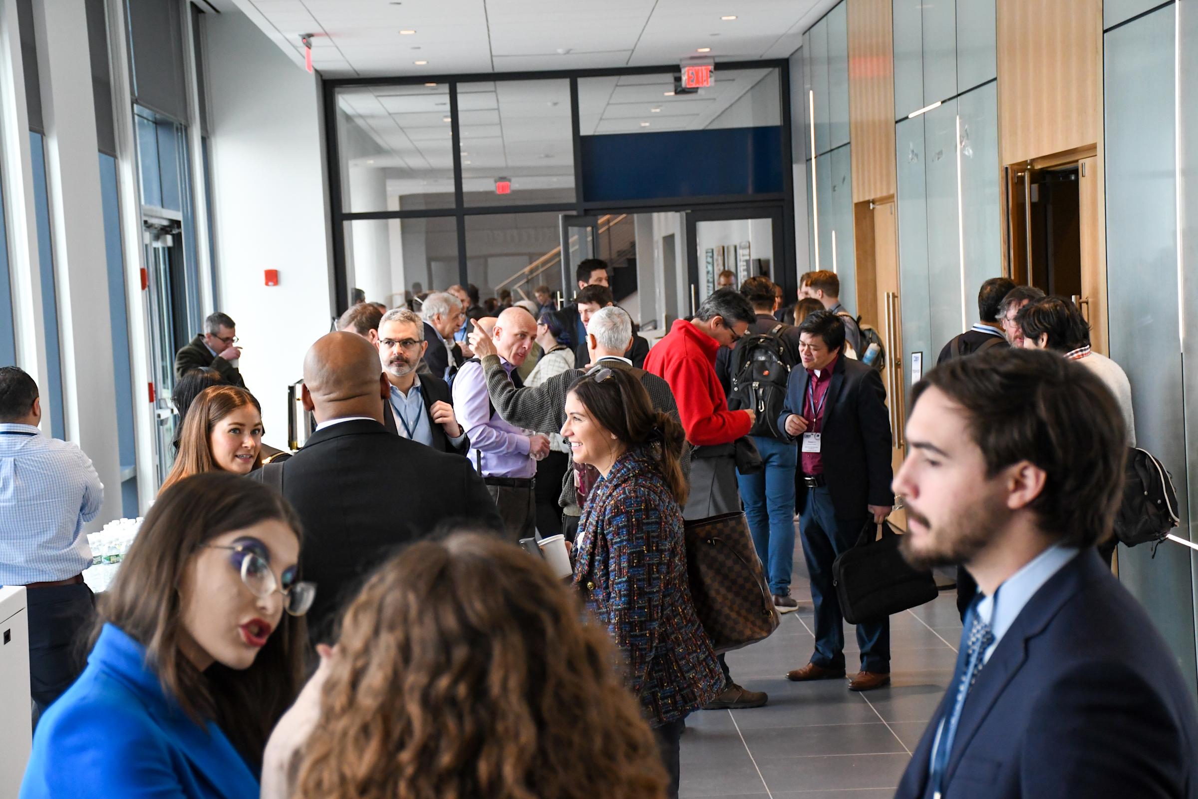 Guests in the hallway at CSER 2023