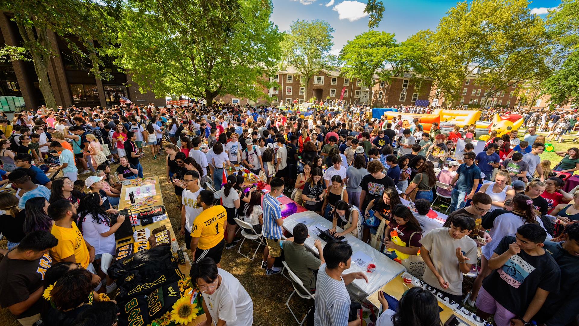 Flock Party student involvement fair