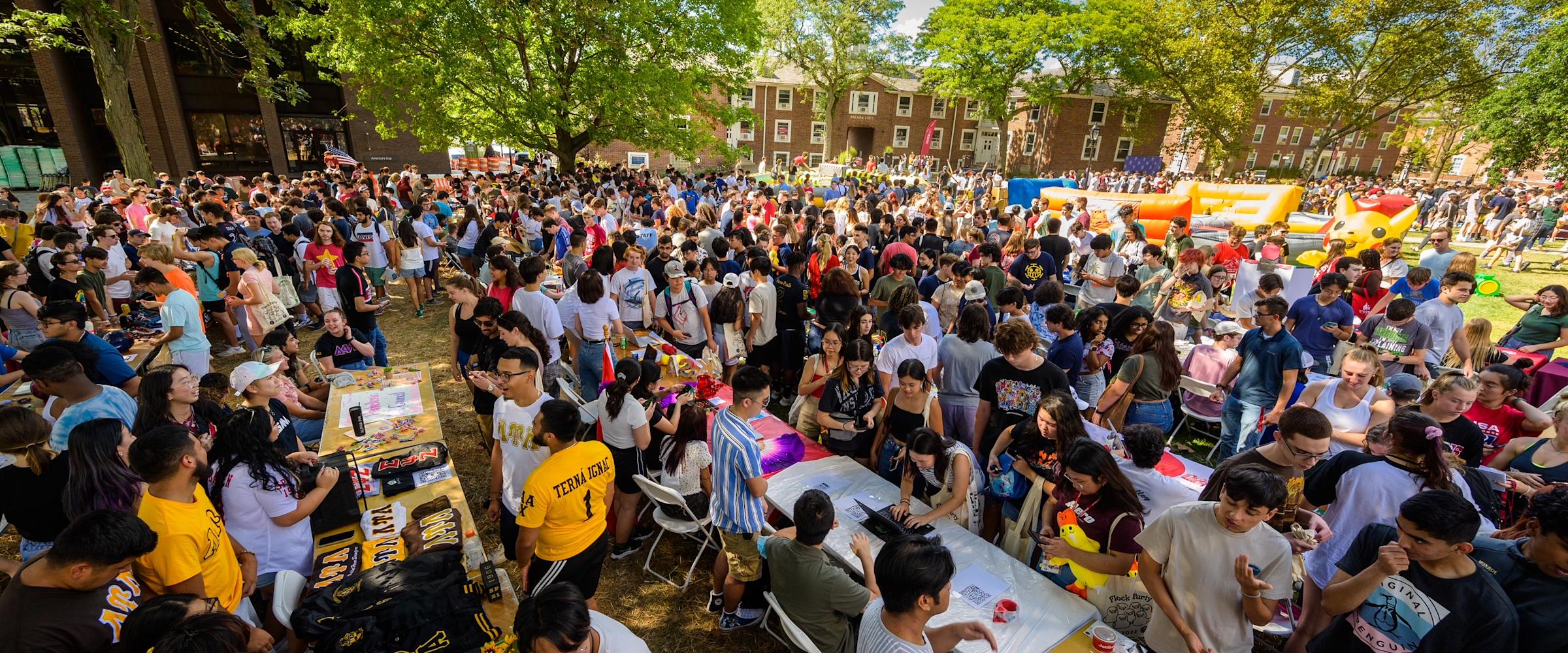 Flock Party student involvement fair