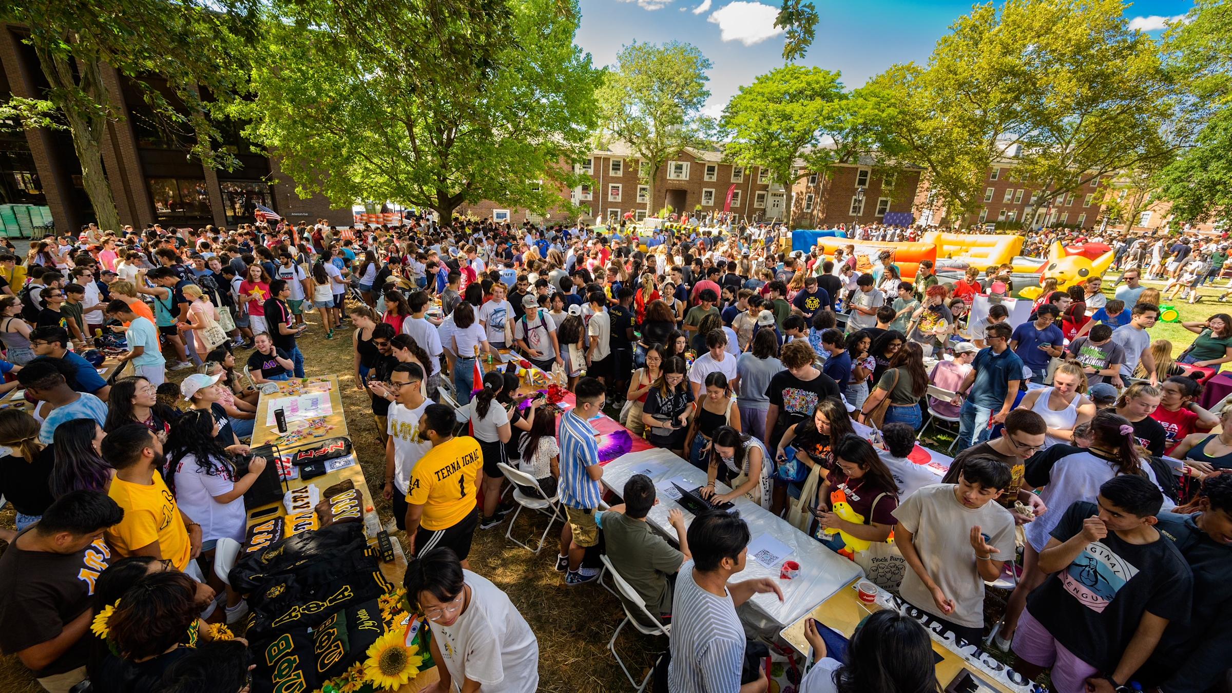 Flock Party student involvement fair
