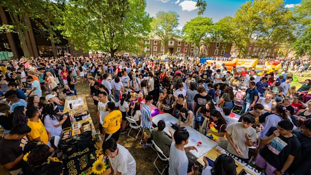 Flock Party student involvement fair