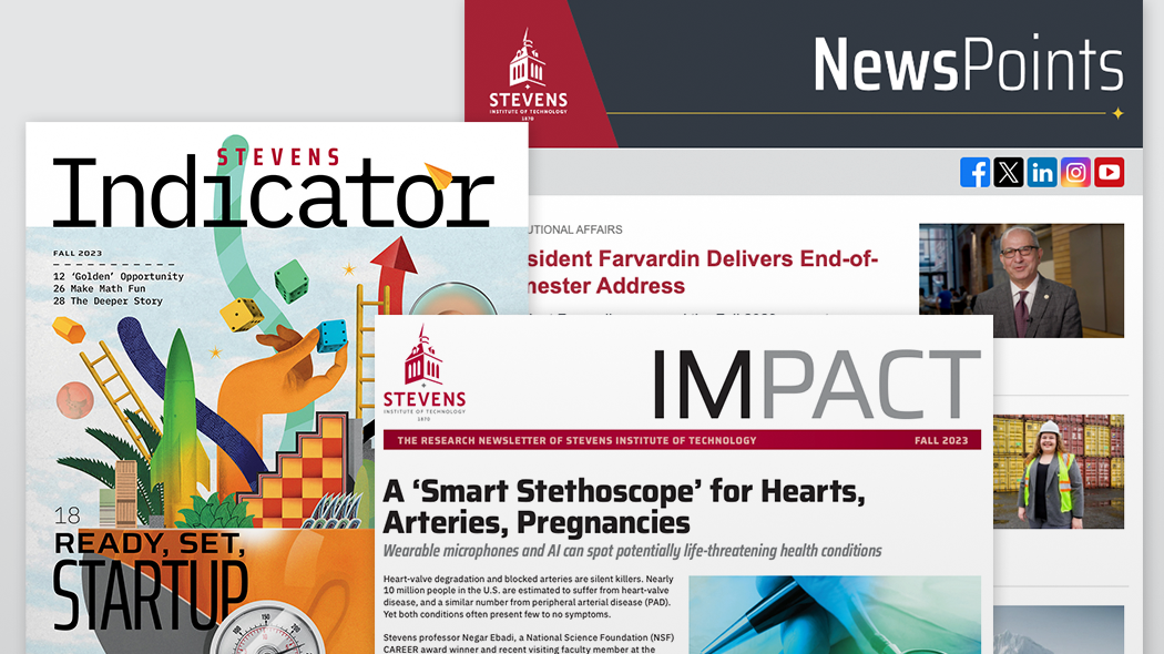 Collage of Stevens publications