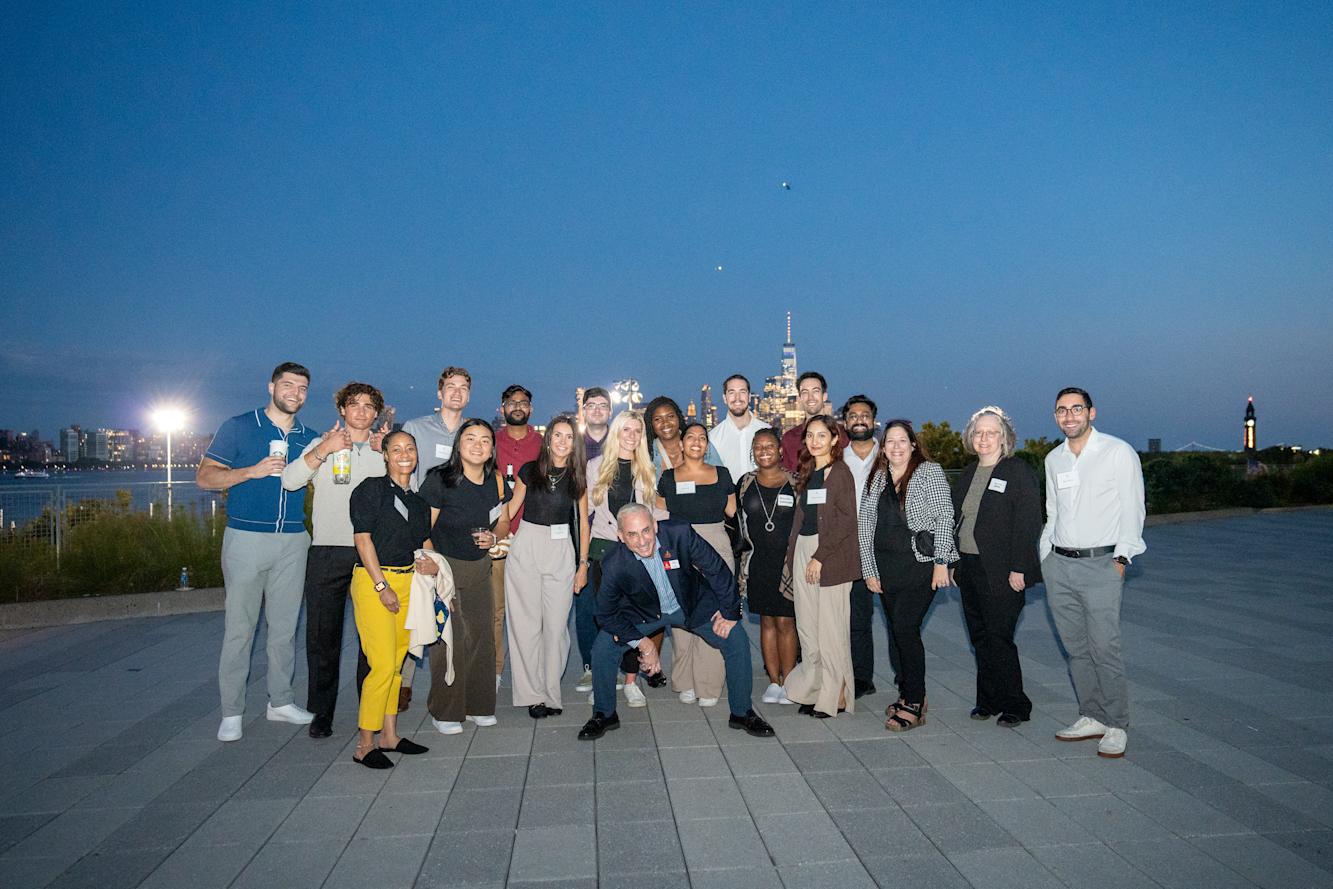 Brian Rothschild with MBA students