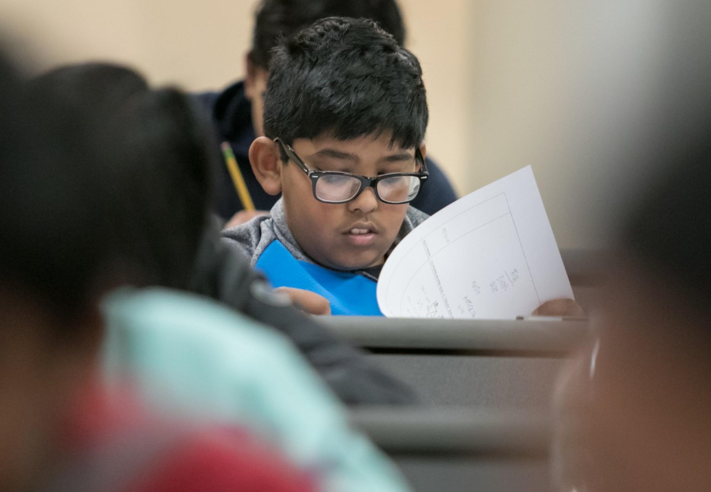 students in classroom
