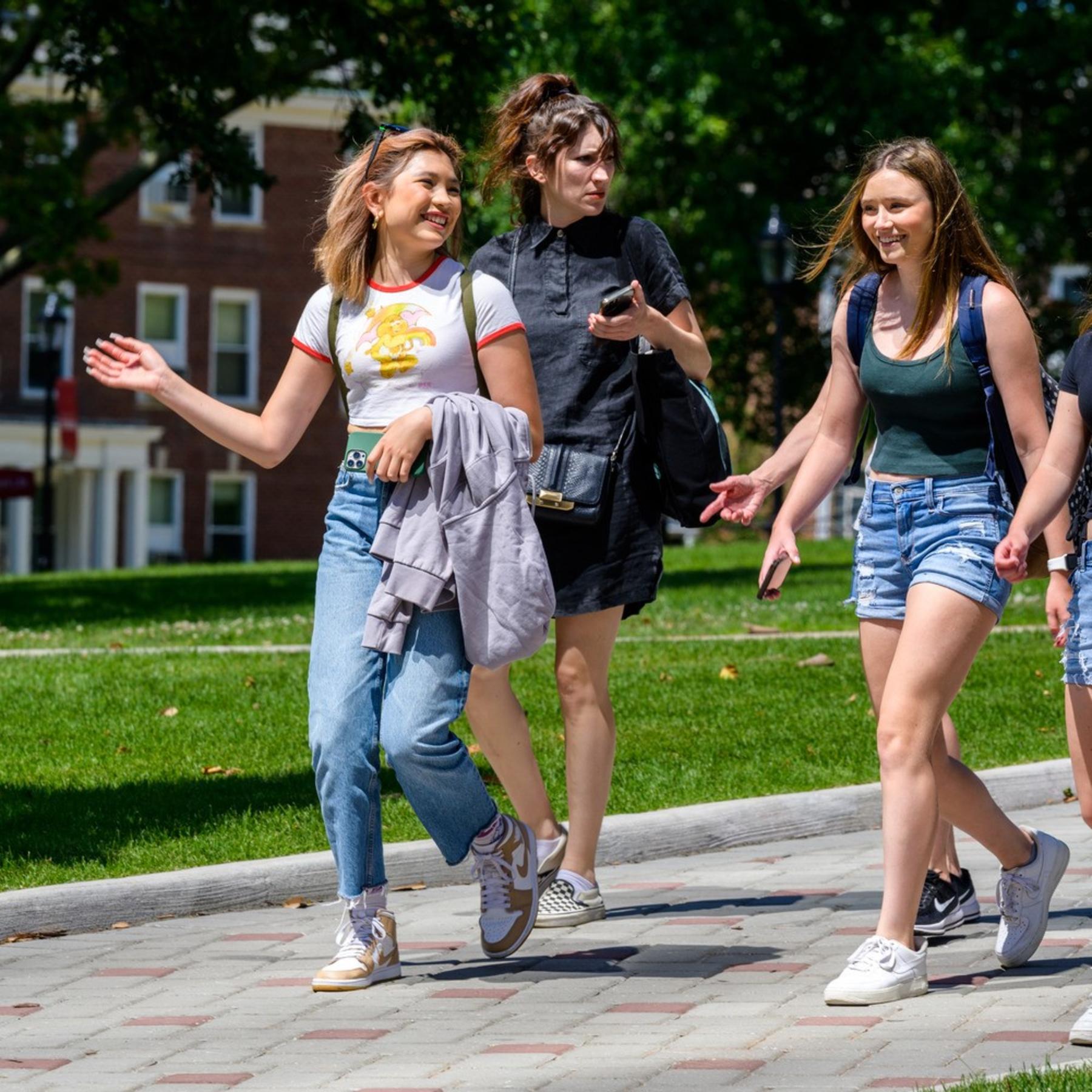 Students Walking