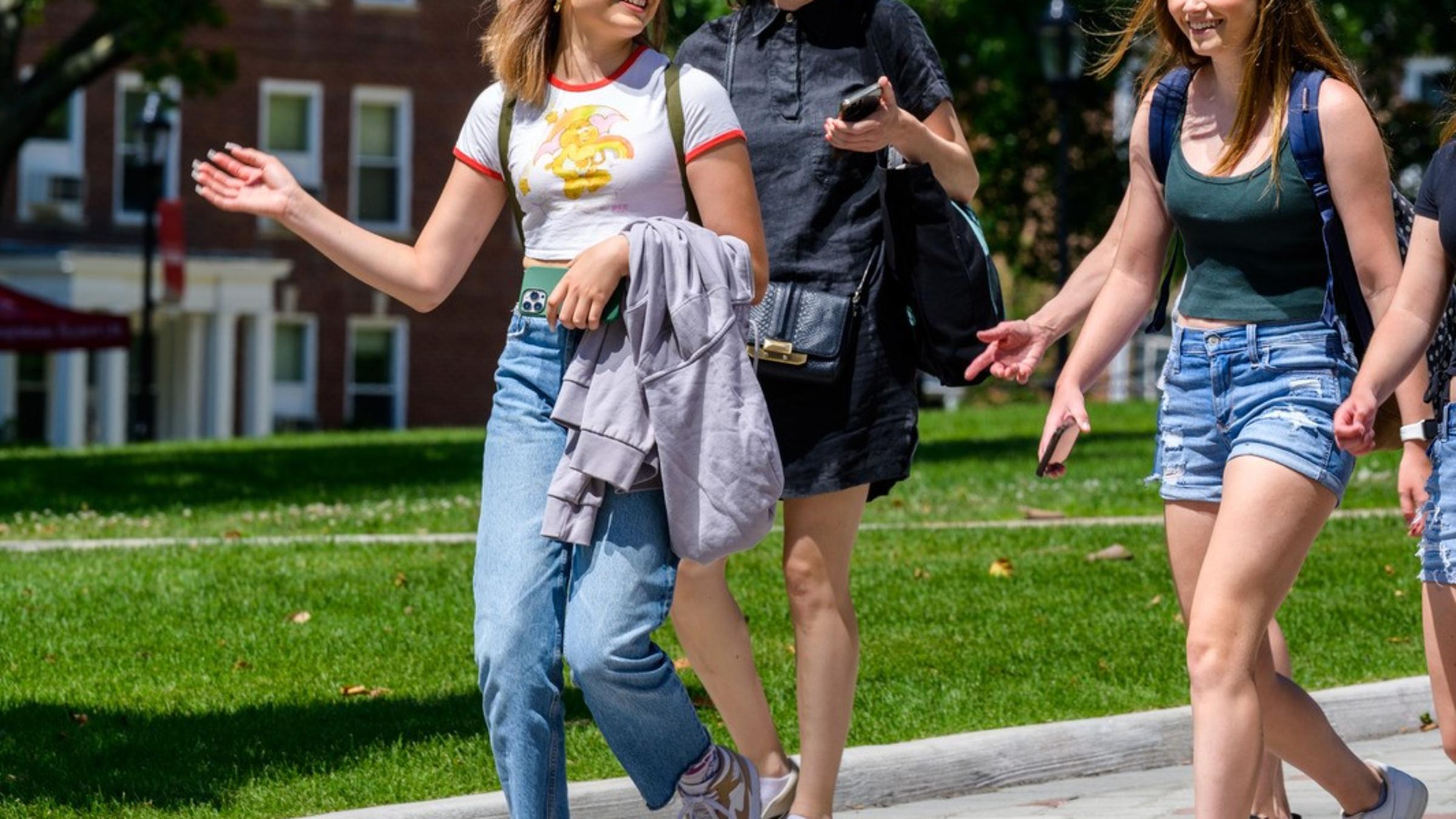 Students Walking