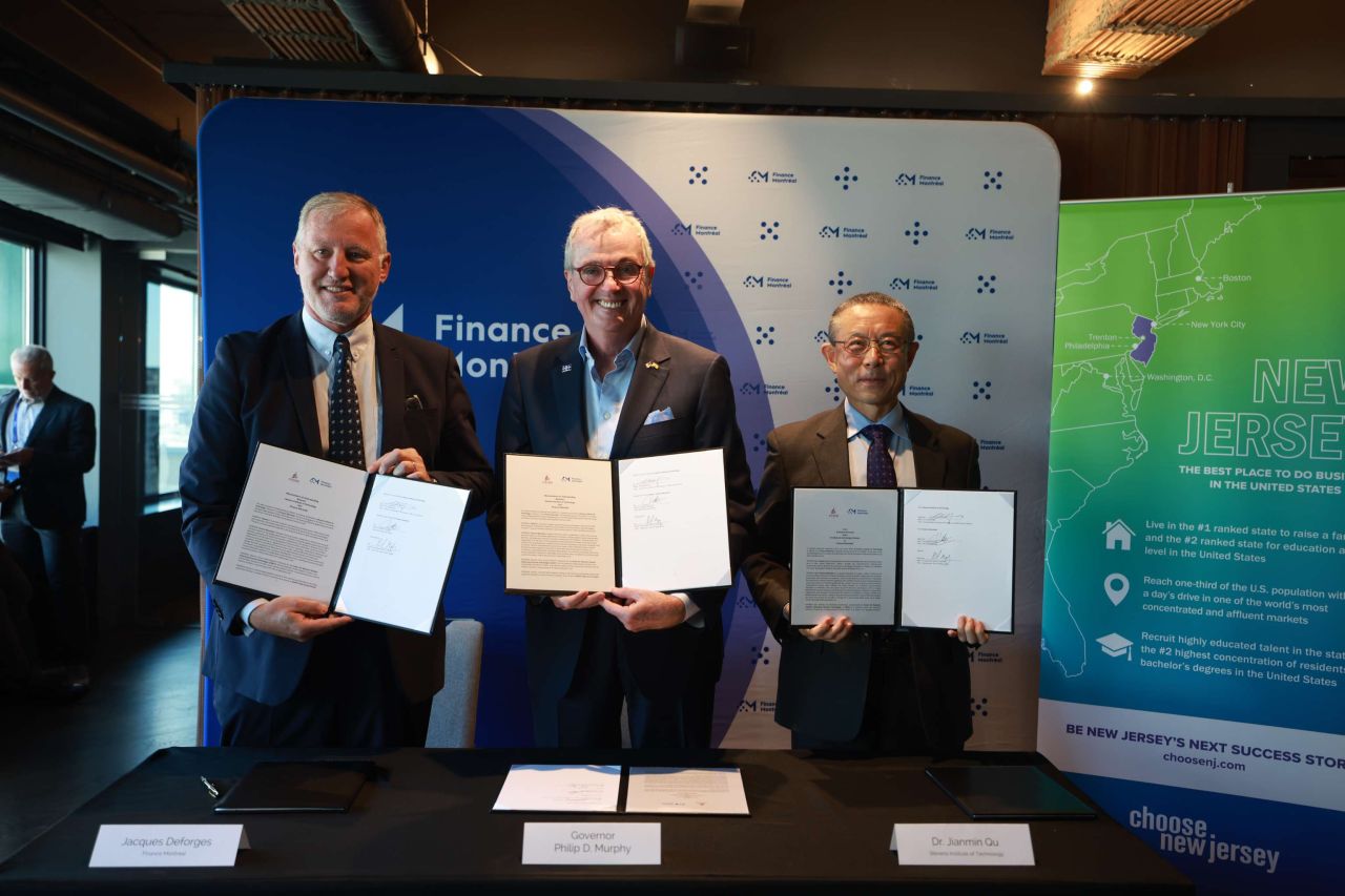 Governor Murphy, Stevens Institute of Technology, and Finance Montréal Sign MOU to Strengthen Quebec-New Jersey Fintech Connections 