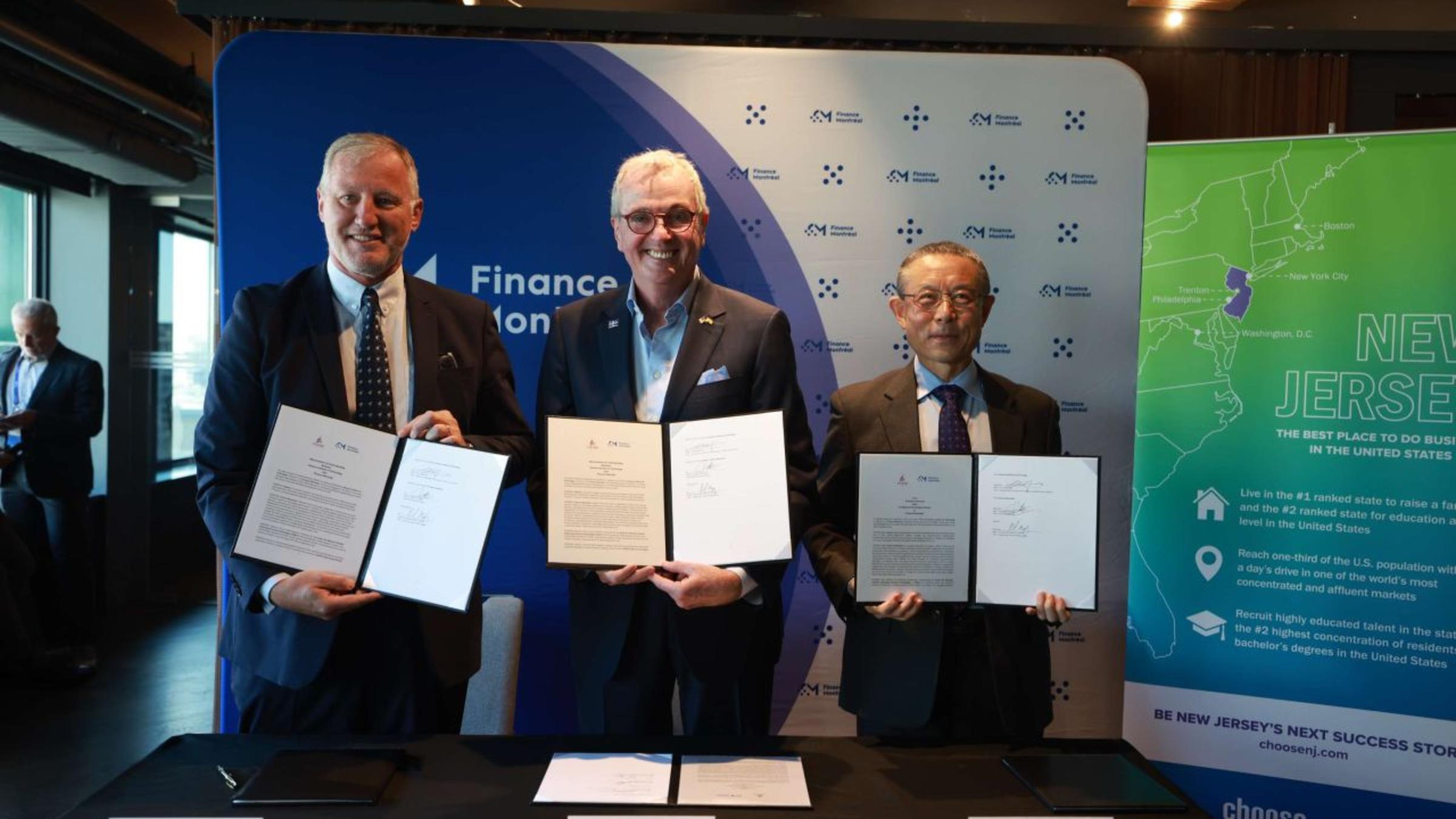Governor Murphy, Stevens Institute of Technology, and Finance Montréal Sign MOU to Strengthen Quebec-New Jersey Fintech Connections