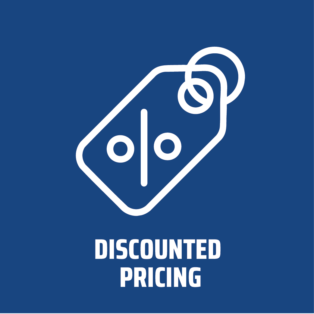 Discounted pricing