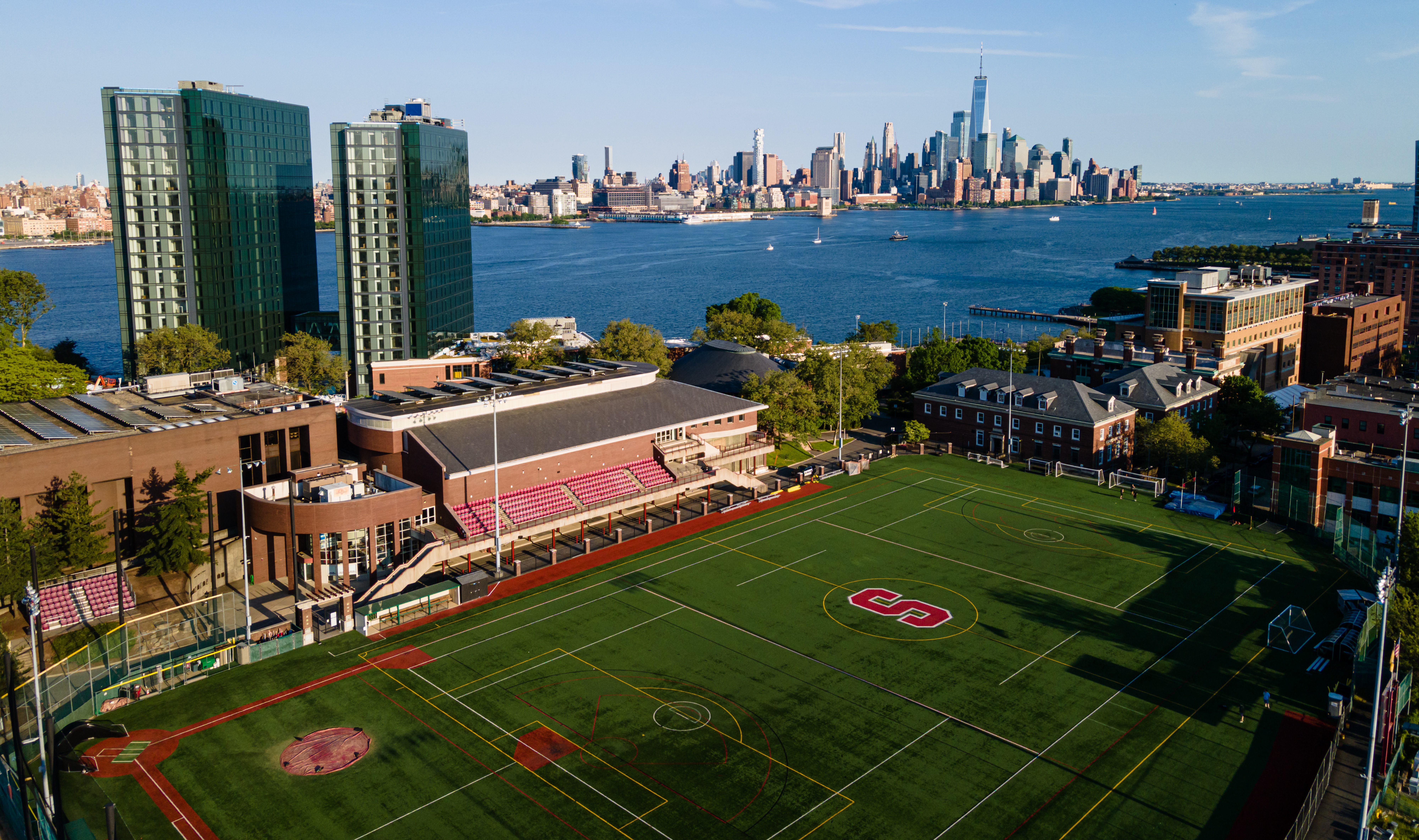 Stevens campus aerial photo