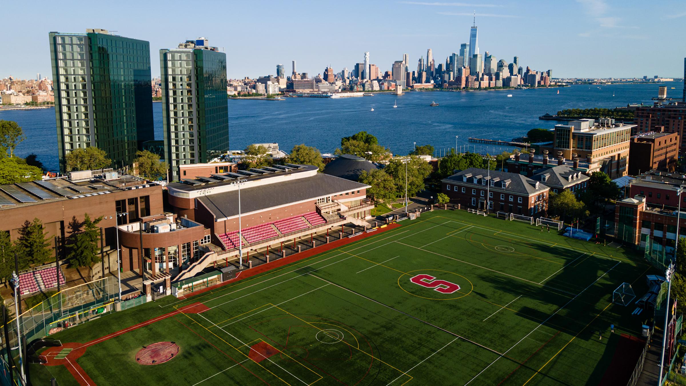 Stevens campus aerial photo