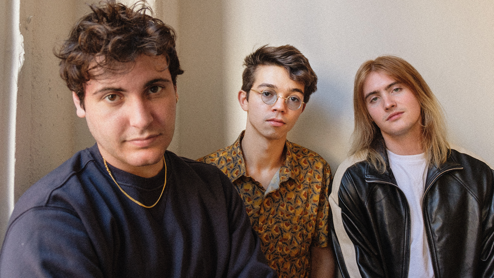 Wyn Barnum ’21 (left) and Ricky Dana ’21 (center) , James Fusco (right), Jordan Torres ’22, 