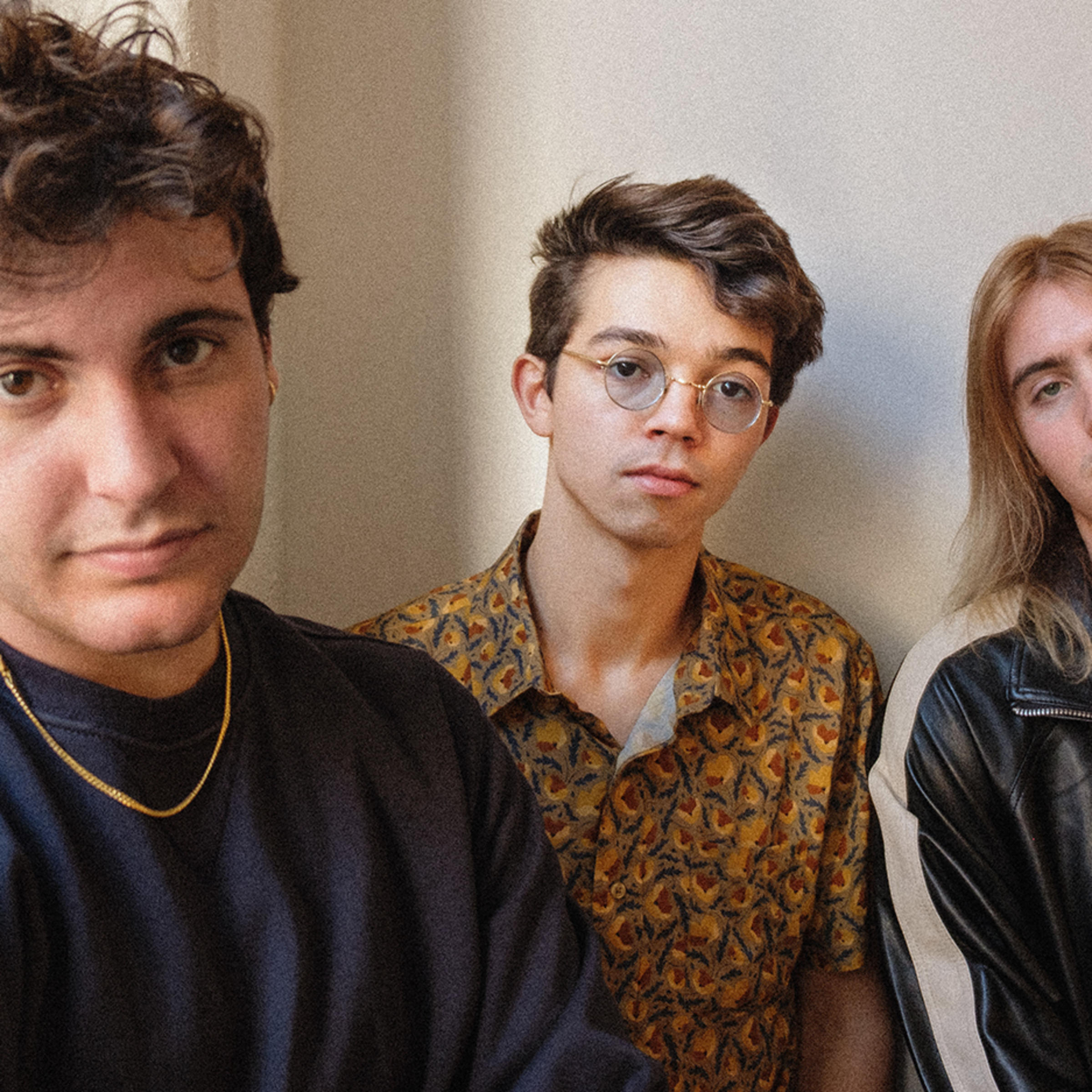 Wyn Barnum ’21 (left) and Ricky Dana ’21 (center) , James Fusco (right), Jordan Torres ’22,