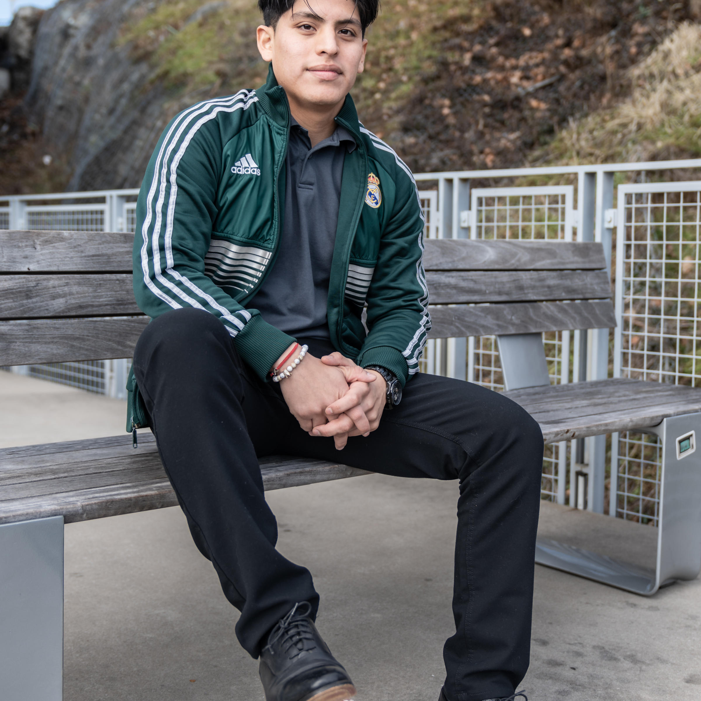 Bryan Campos with soccer ball