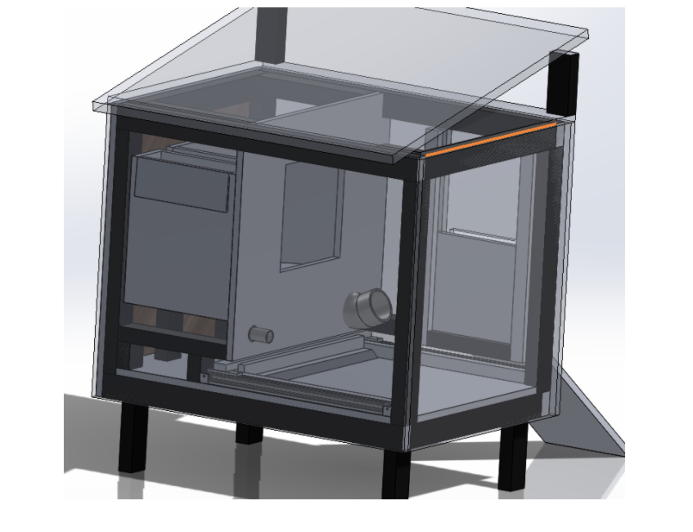 Model of the finished Chick-Inn