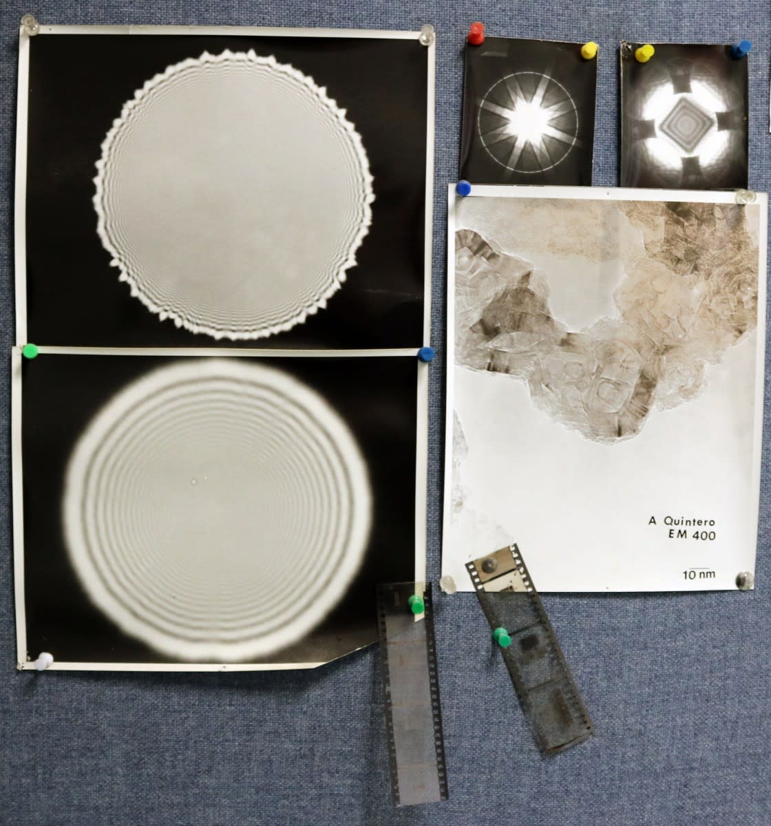 Images created by the TEM.