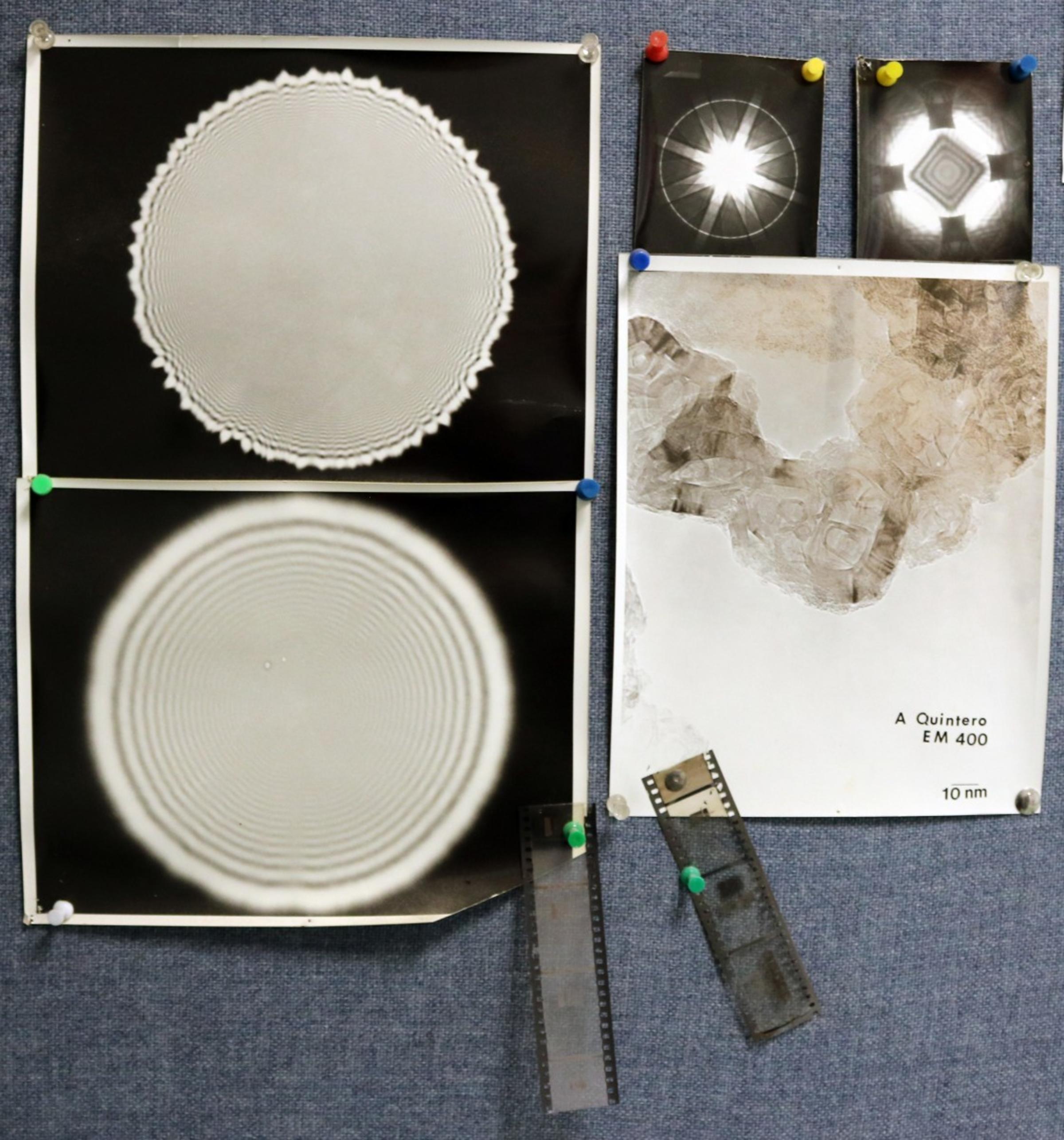 Images created by the TEM.