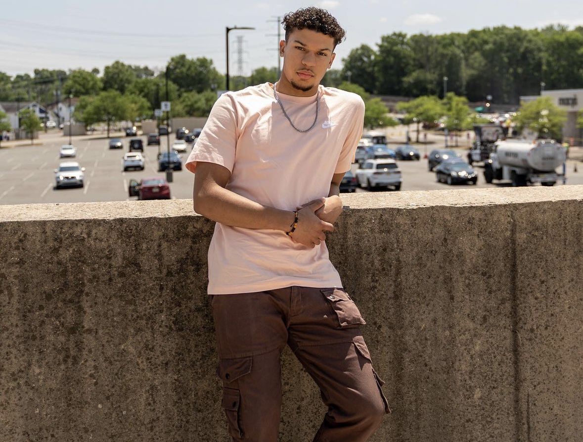 Franco-Wadley Posing Outside 