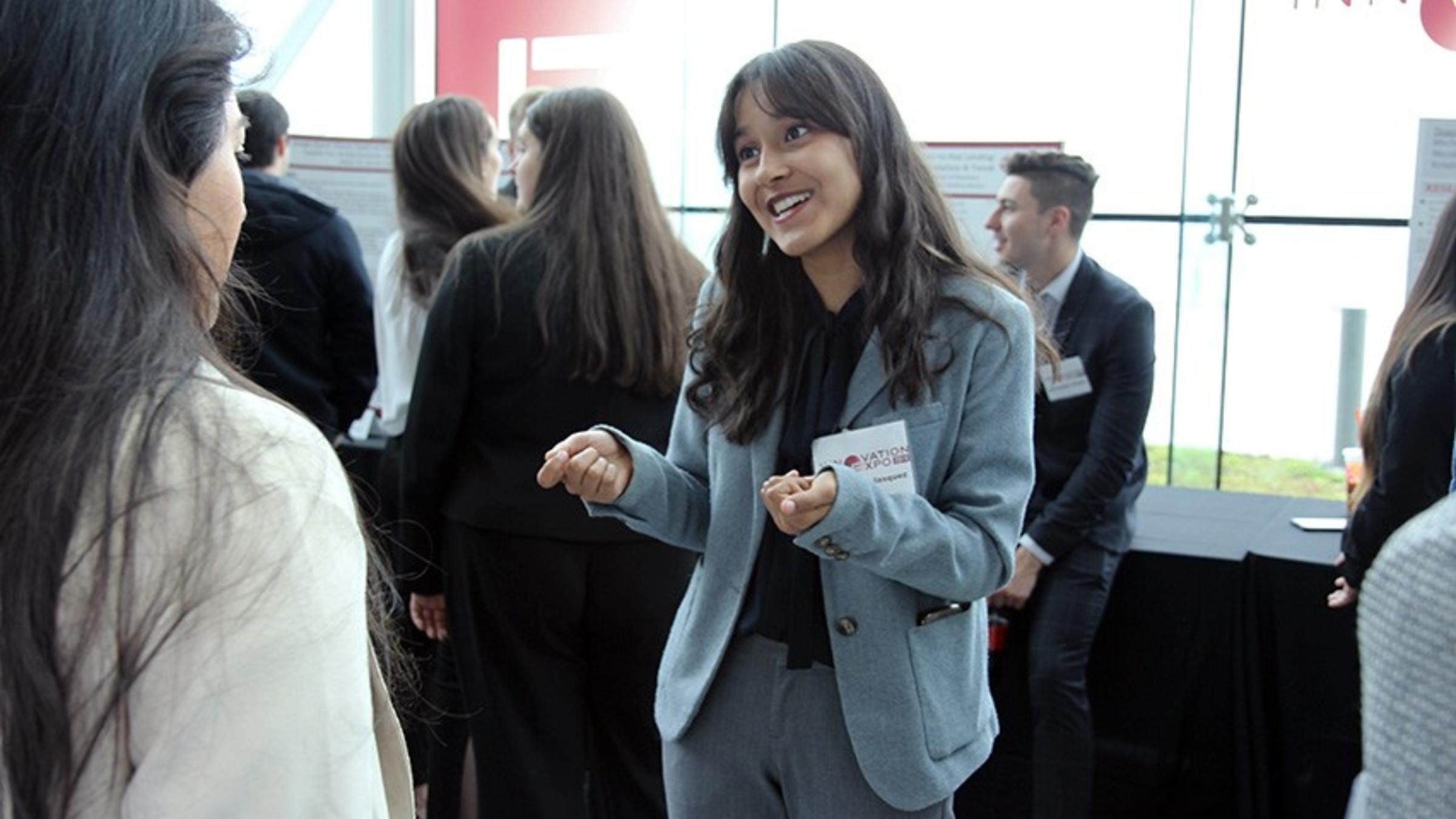 Carolina Velasquez at Innovation Expo