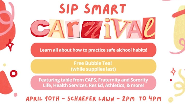 Sip Smart Carnival Flyer