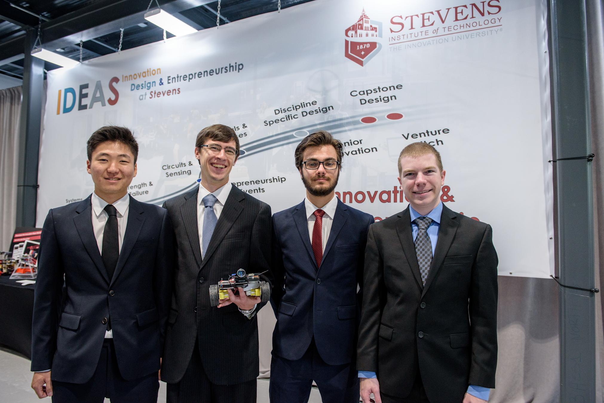 A group photo of students in the ideas program