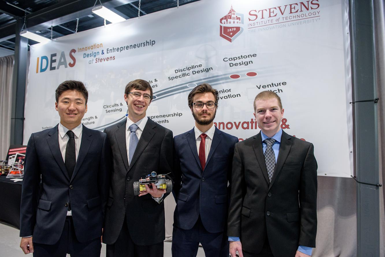A group photo of students in the ideas program