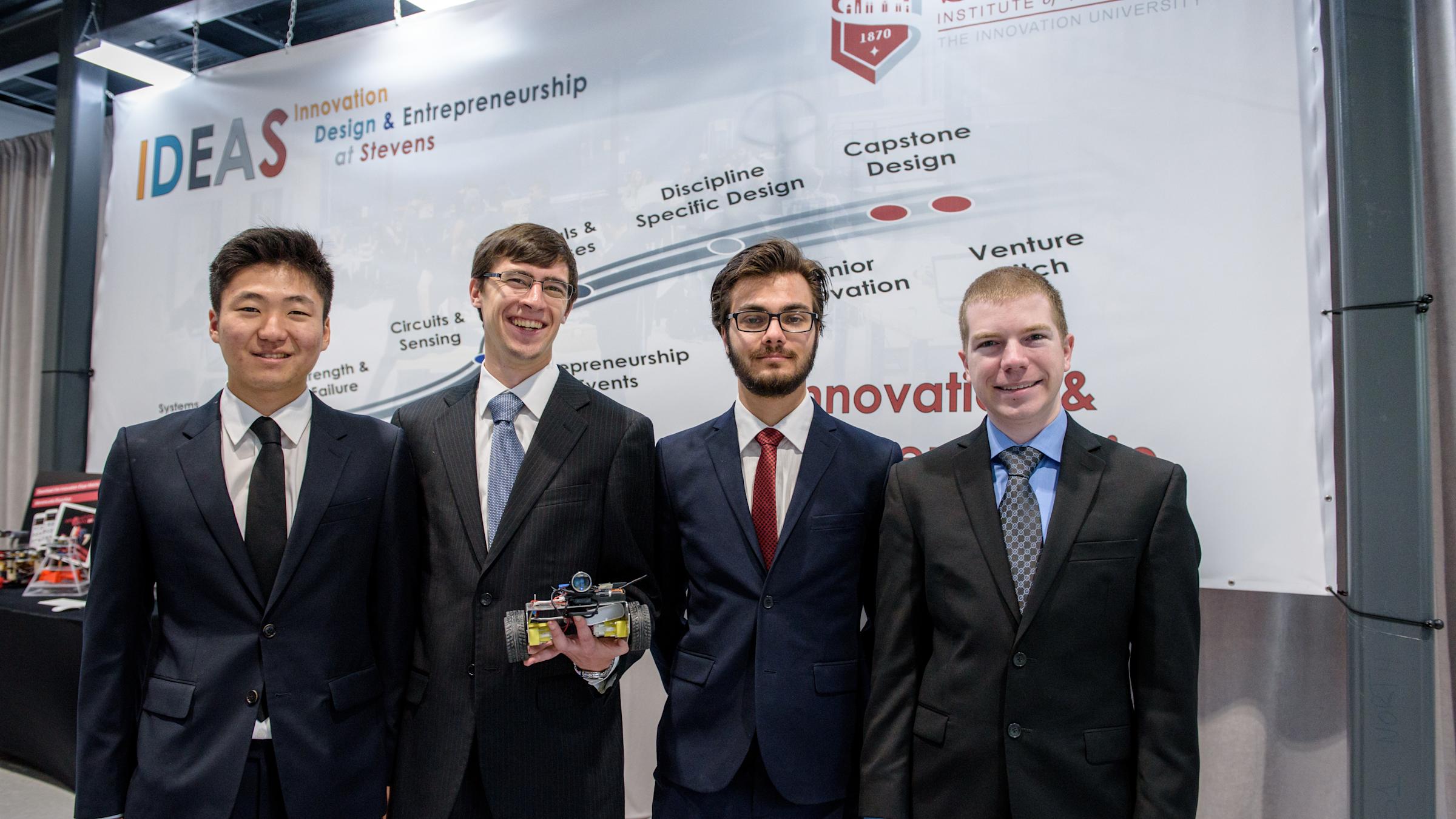 A group photo of students in the ideas program