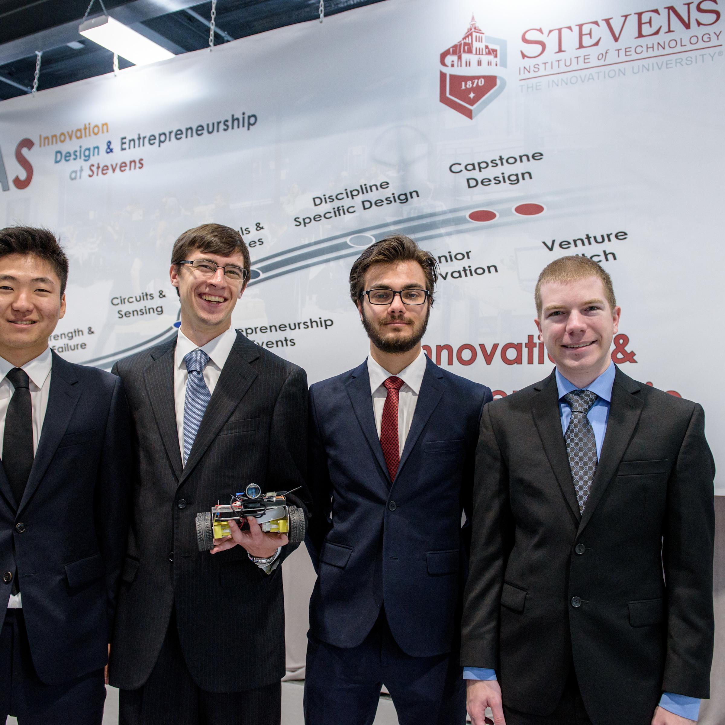 A group photo of students in the ideas program