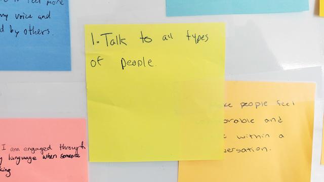 talk to all types of people