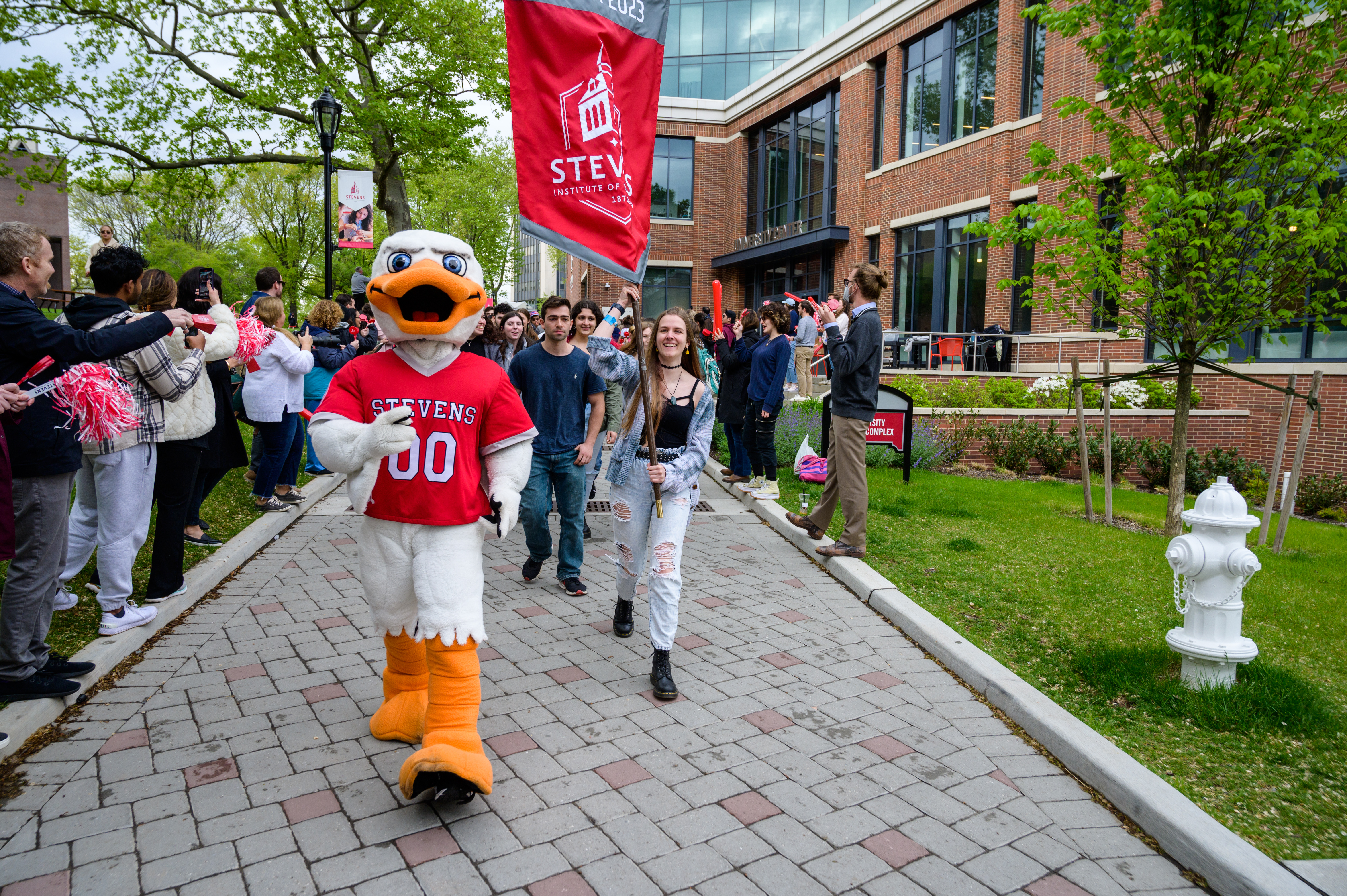 Students participate in Wittpenn Walk tradition with Attila