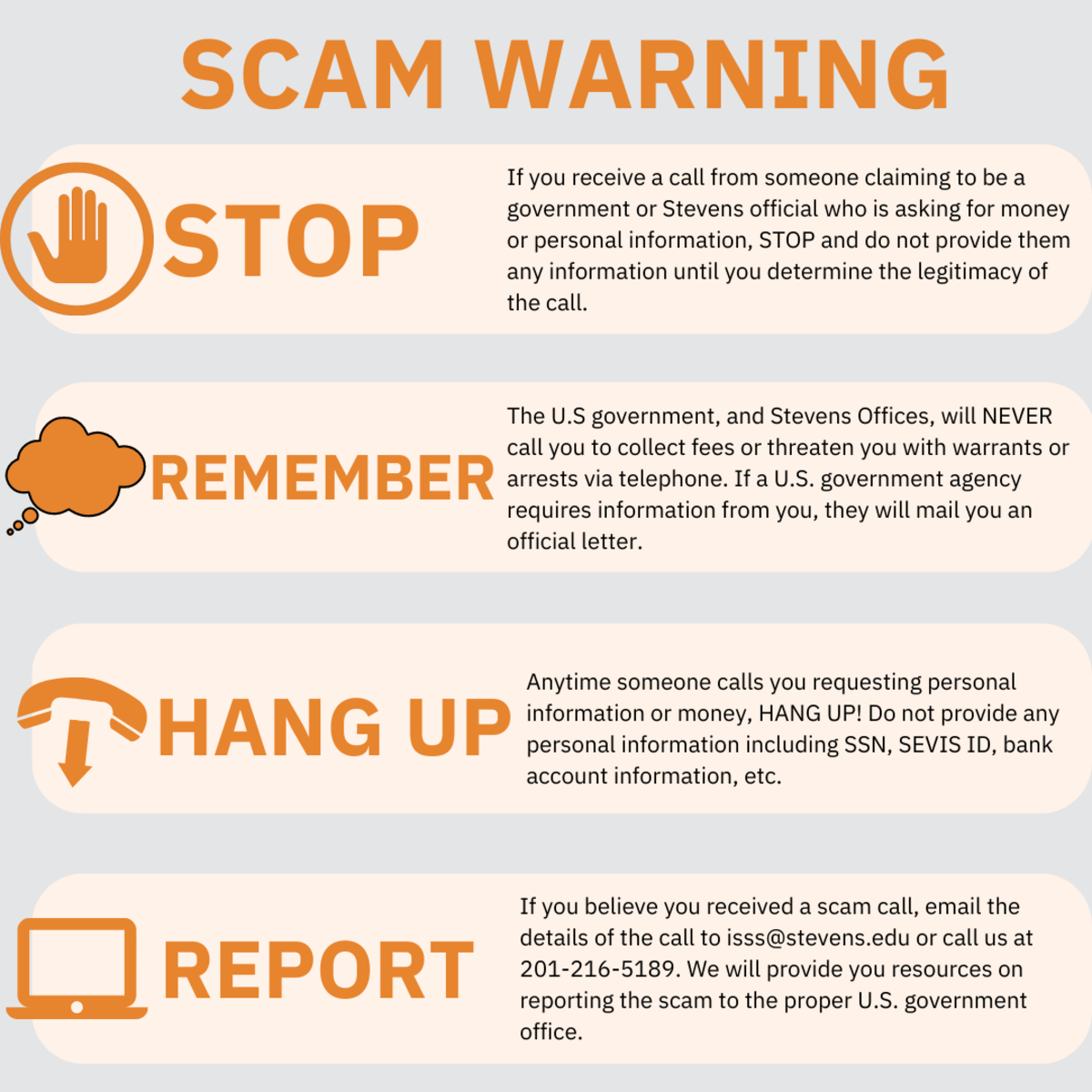 ISSS: Scam Alert