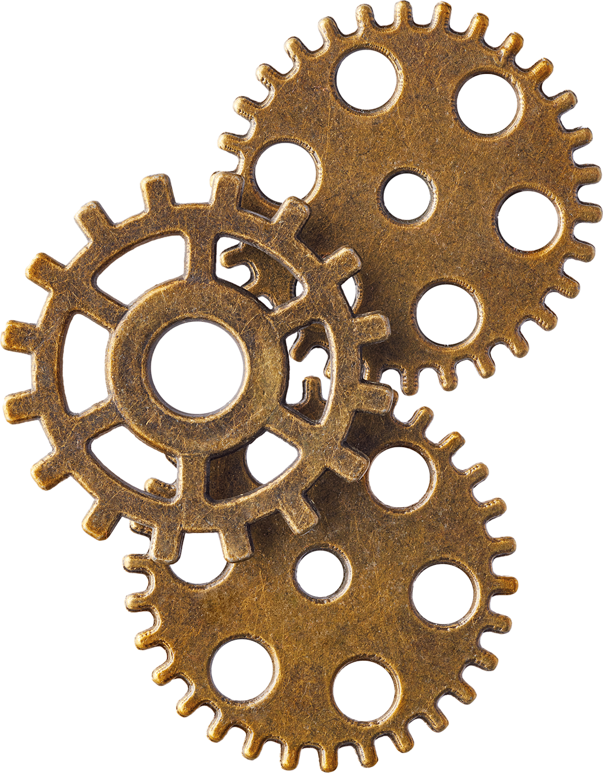Three gears.