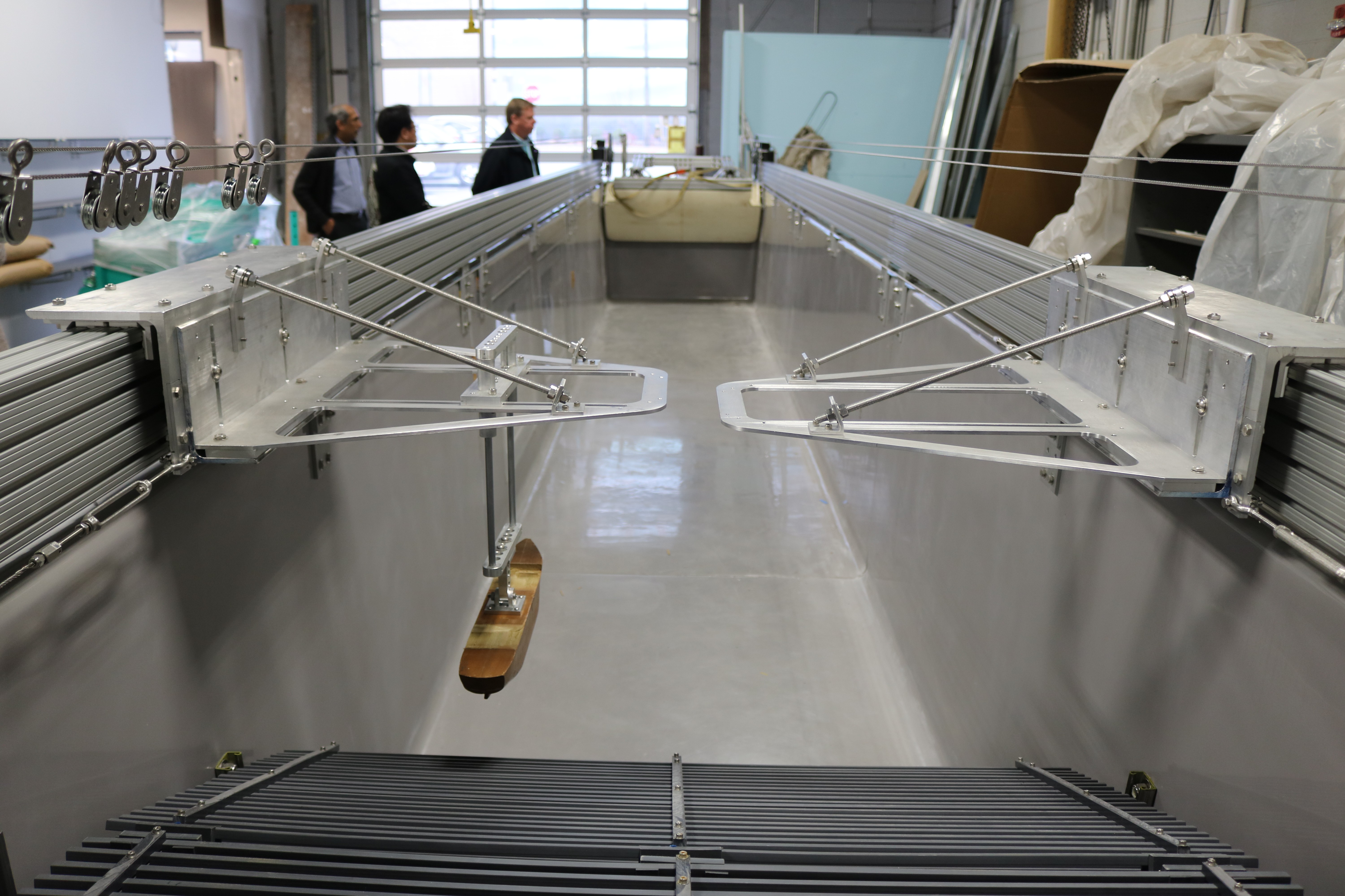 Photo of a towing test tank at Stevens