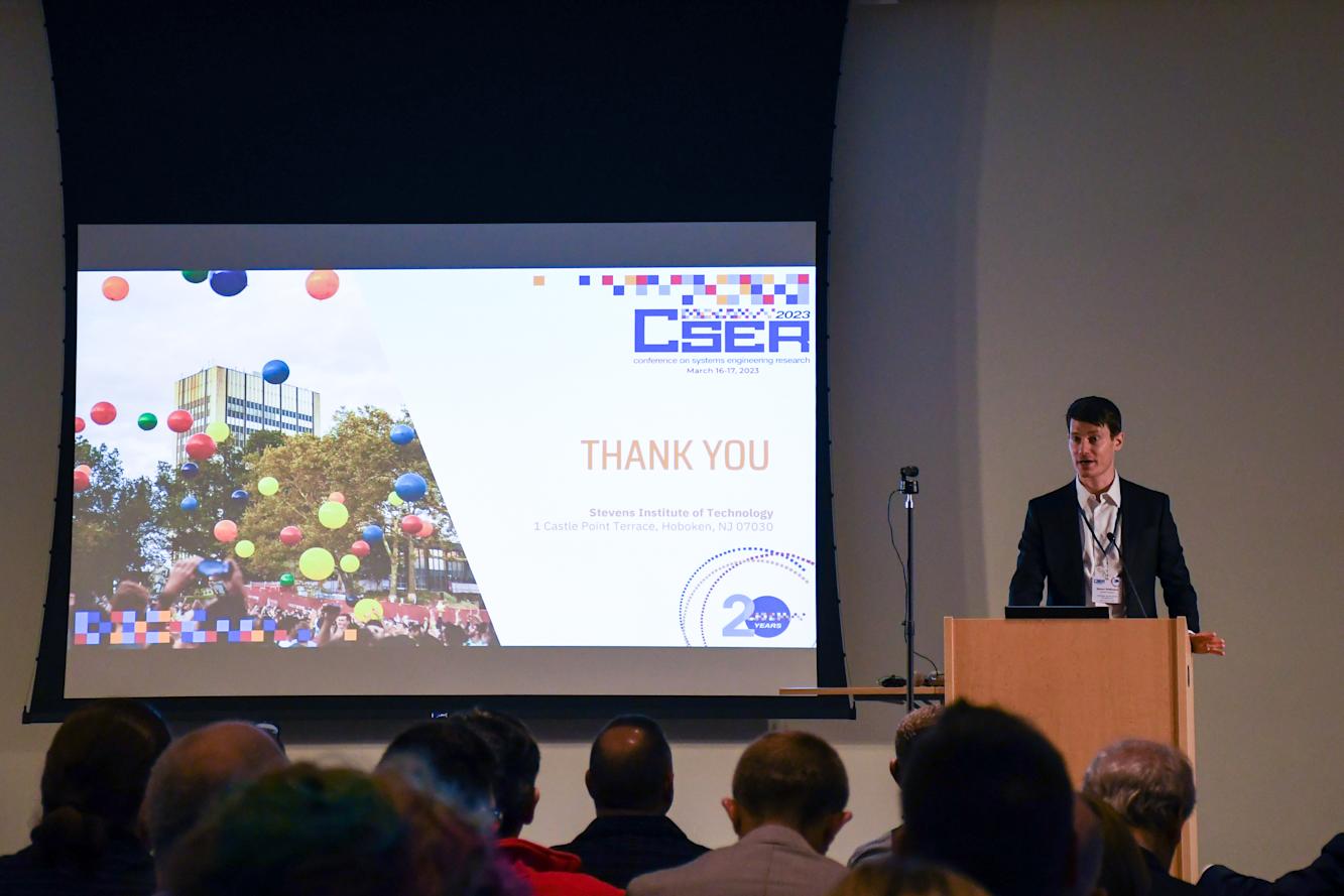 Stevens professor Steven Hoffenson at CSER 2023