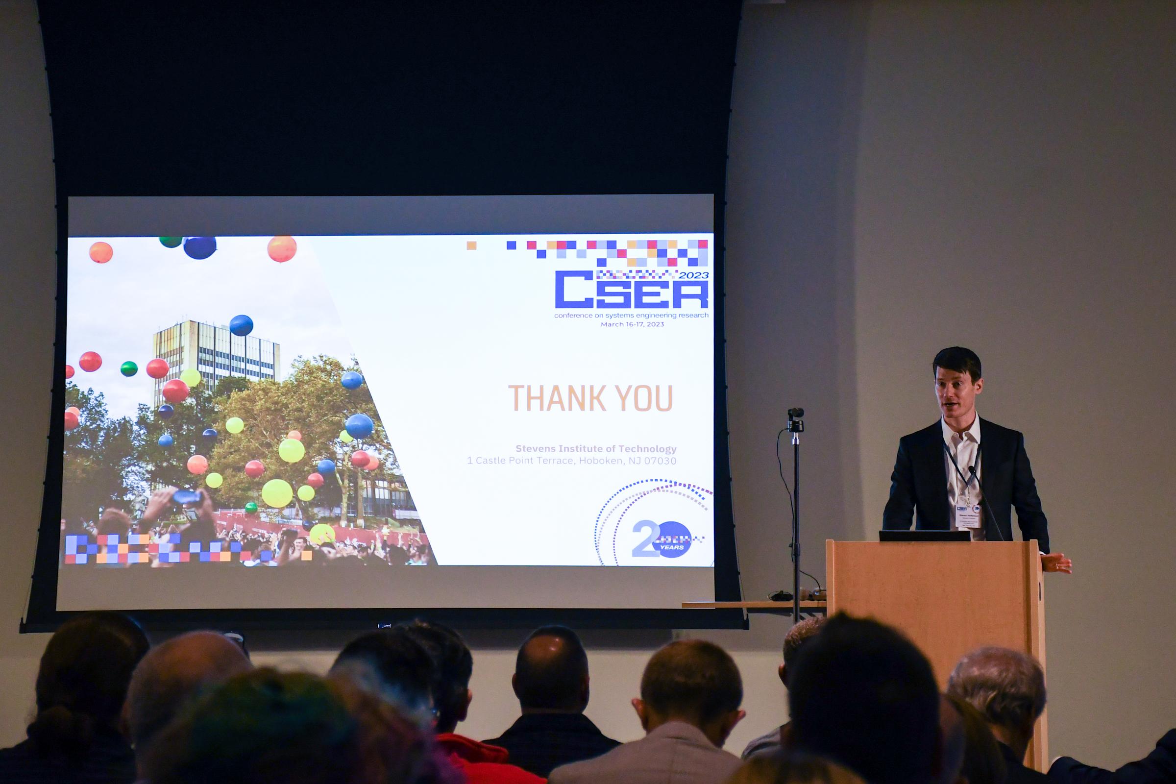 Stevens professor Steven Hoffenson at CSER 2023