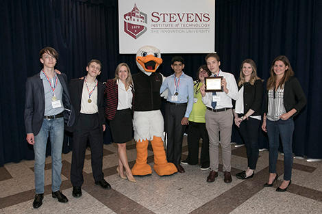 Bergen Tech students at Trading Day.