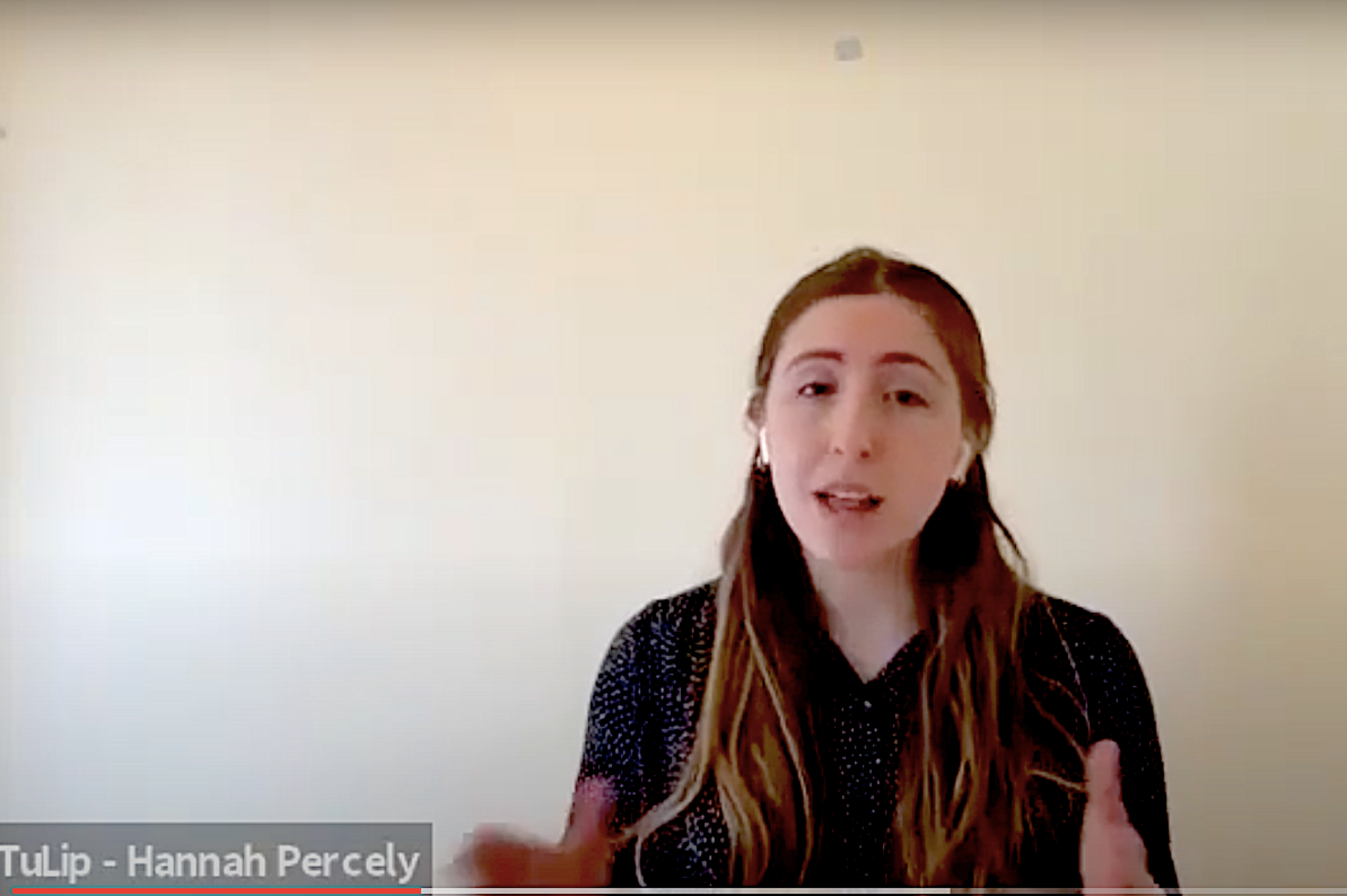 Student against blank wall