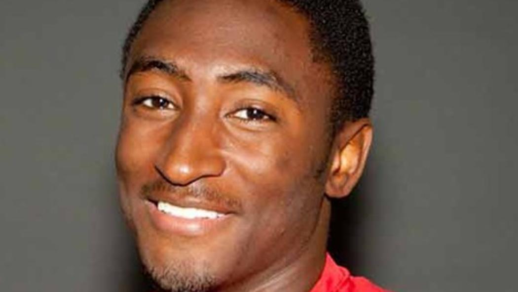A headshot of Marques Brownlee