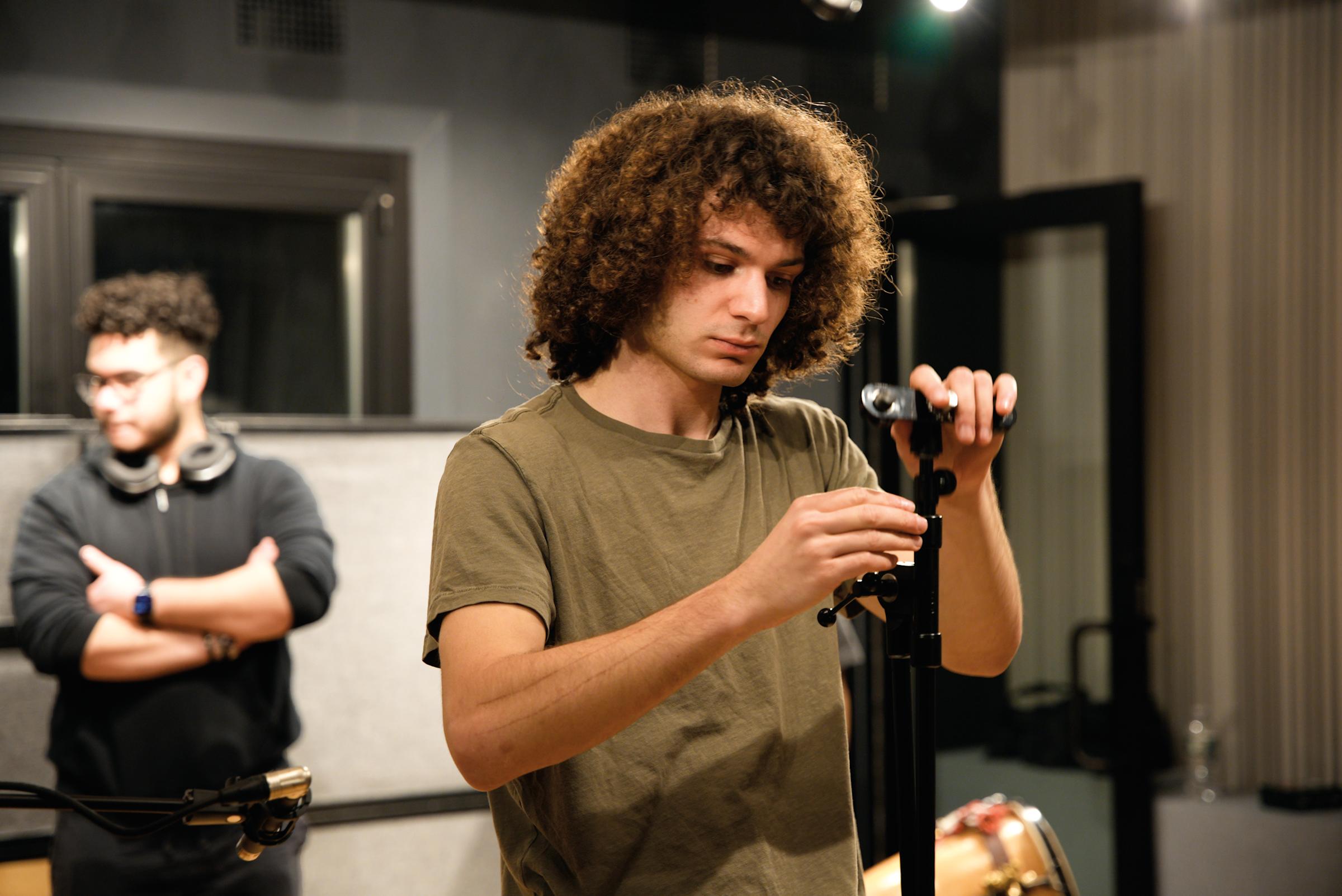 James Hooker at Second Take Sound studio