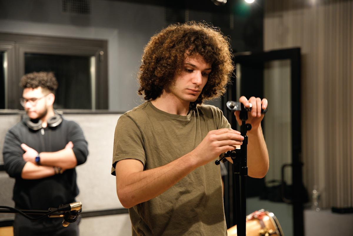 James Hooker at Second Take Sound studio