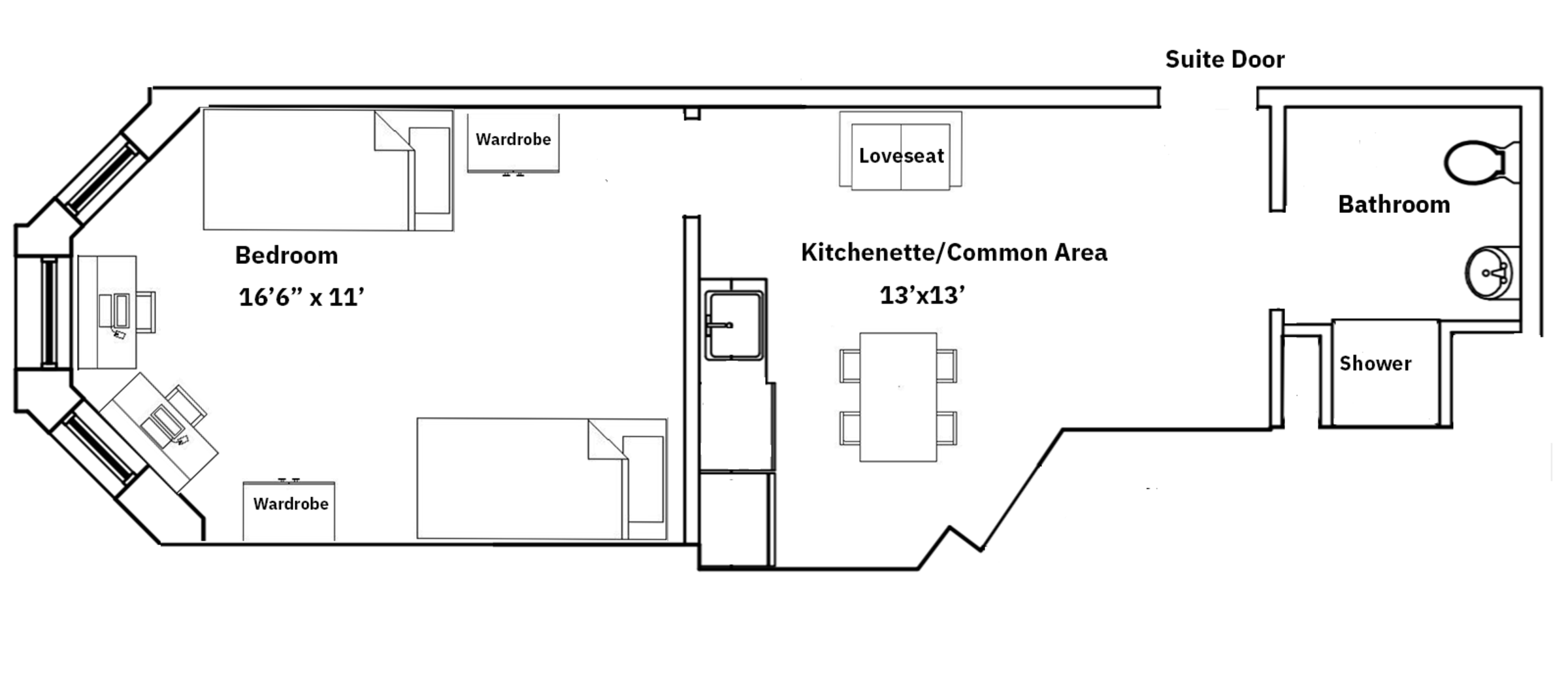 604 River Terrace Deluxe Double