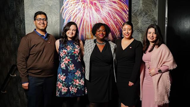 5 graduate students