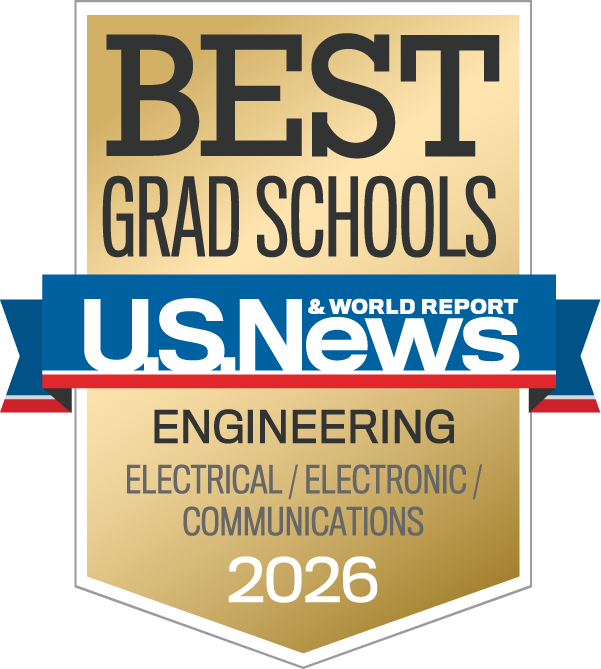 U.S. News and World Report 2026 Best Electrical Engineering Badge.