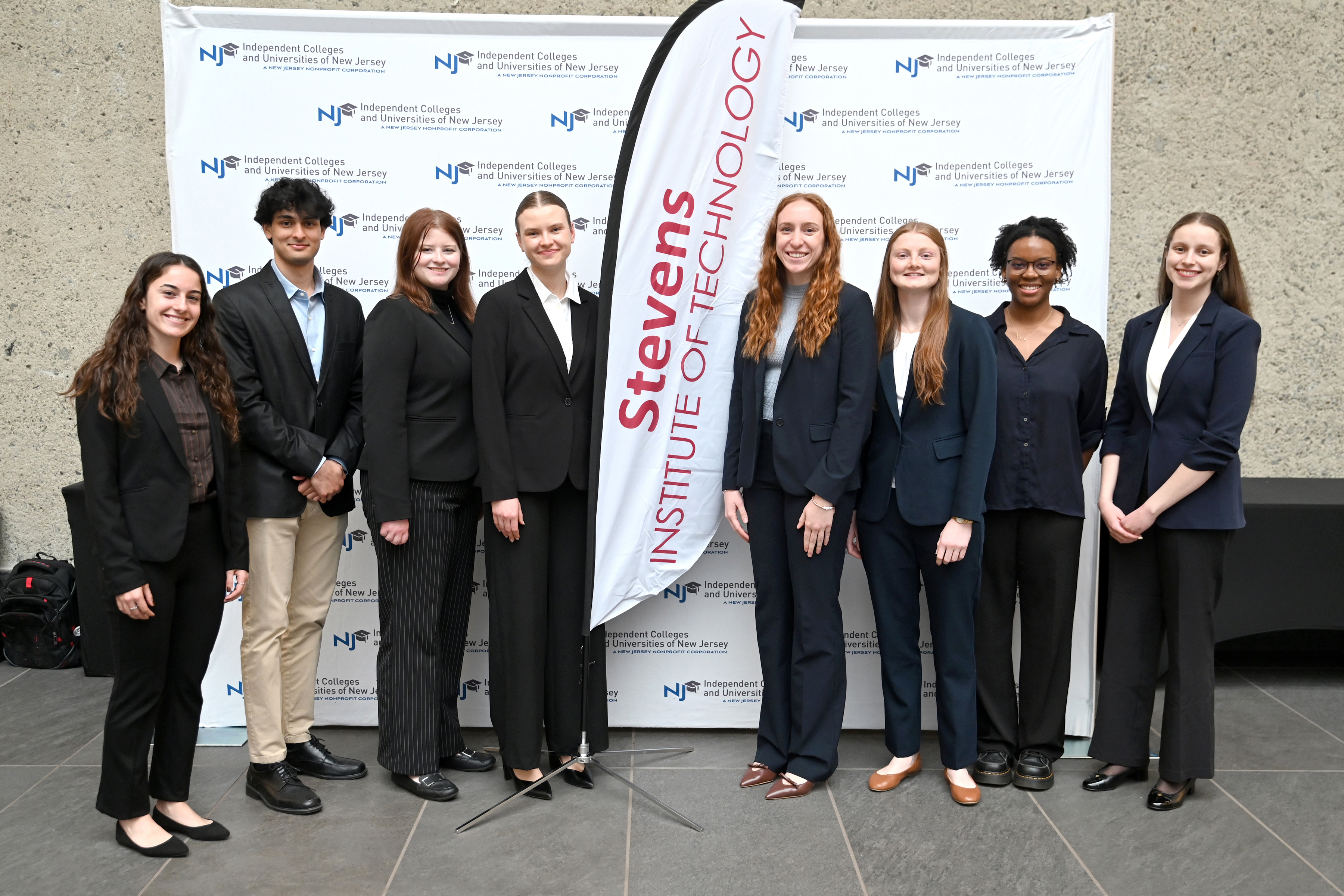 Stevens Students at ICUNJ 2026 research symposium