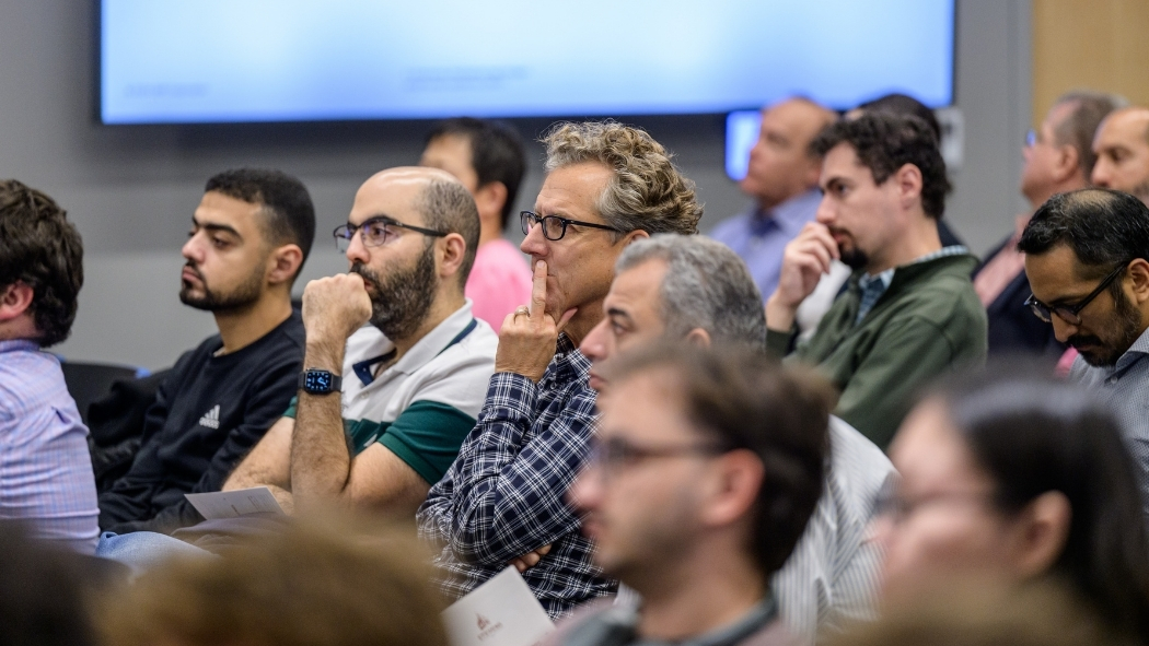 Presentation audience.