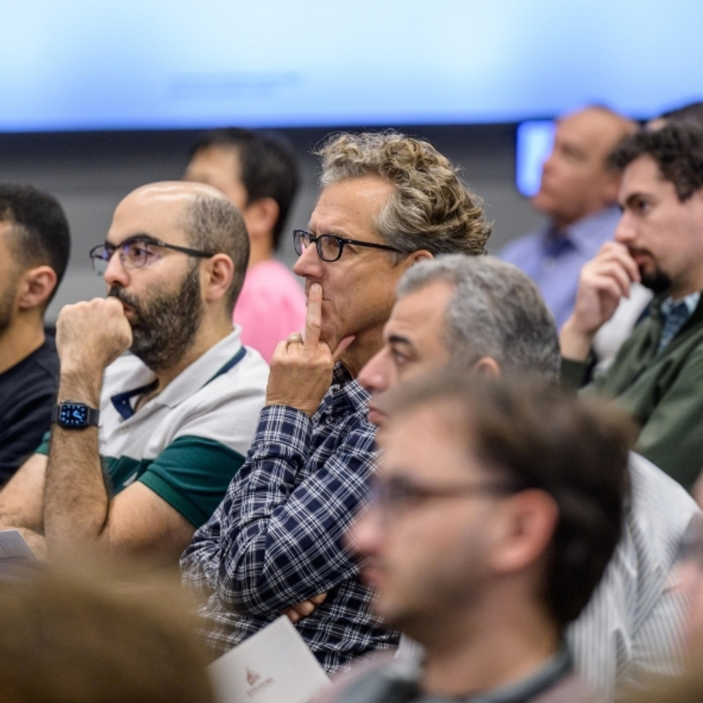 Presentation audience.