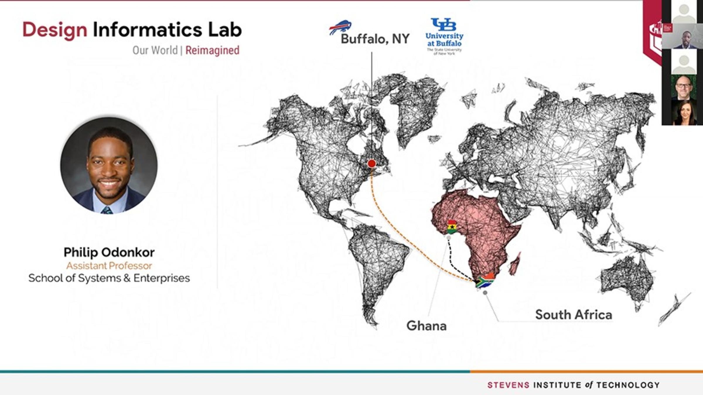 Photo: Screenshot of Prof. Philip Odonkor lecture.