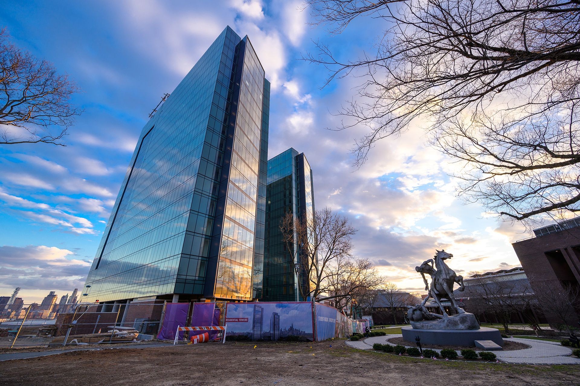 Stevens student housing and university center