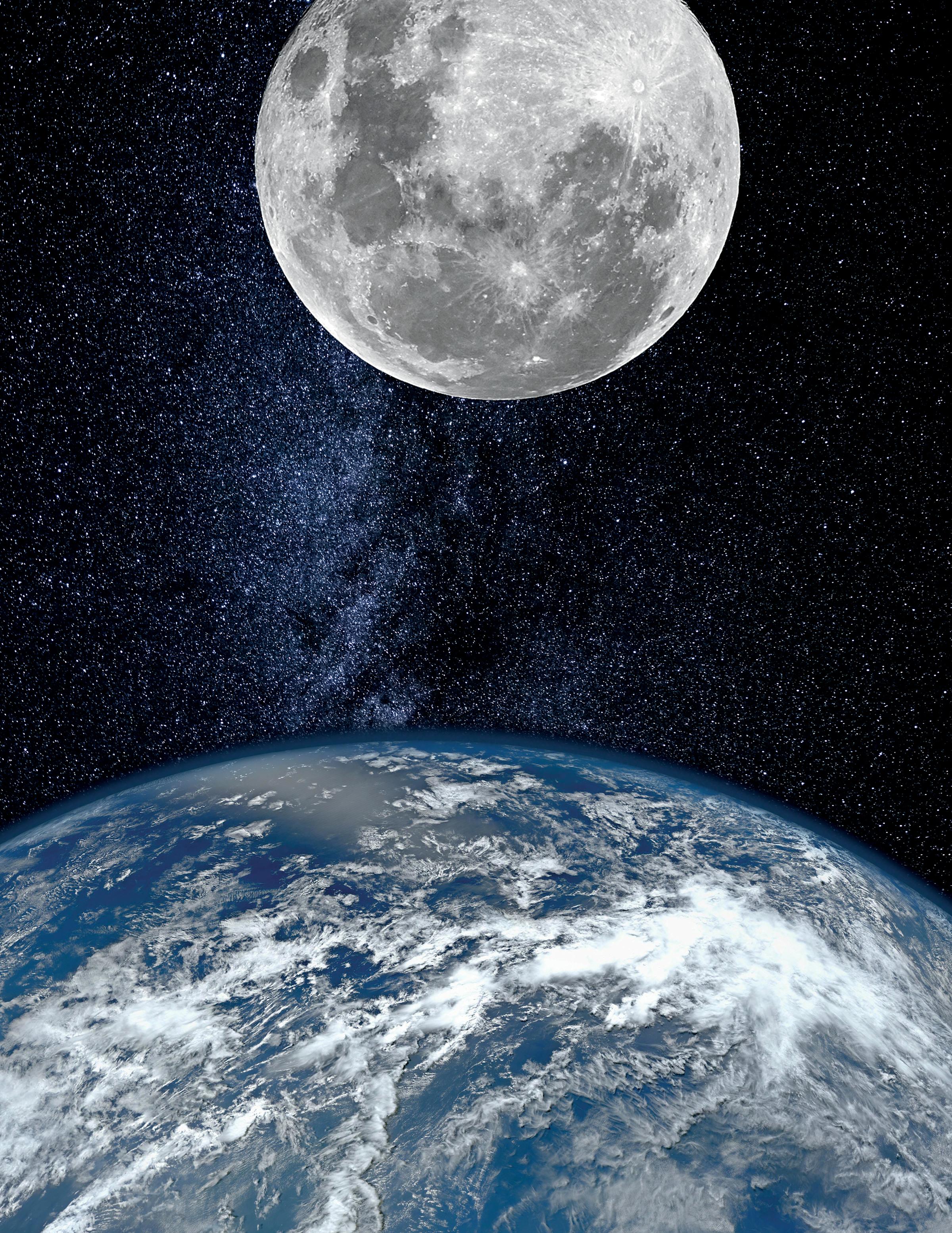 Image of Earth and Moon